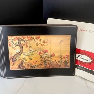 SET of 4 Chinese Screen Placemats by Pimpernel